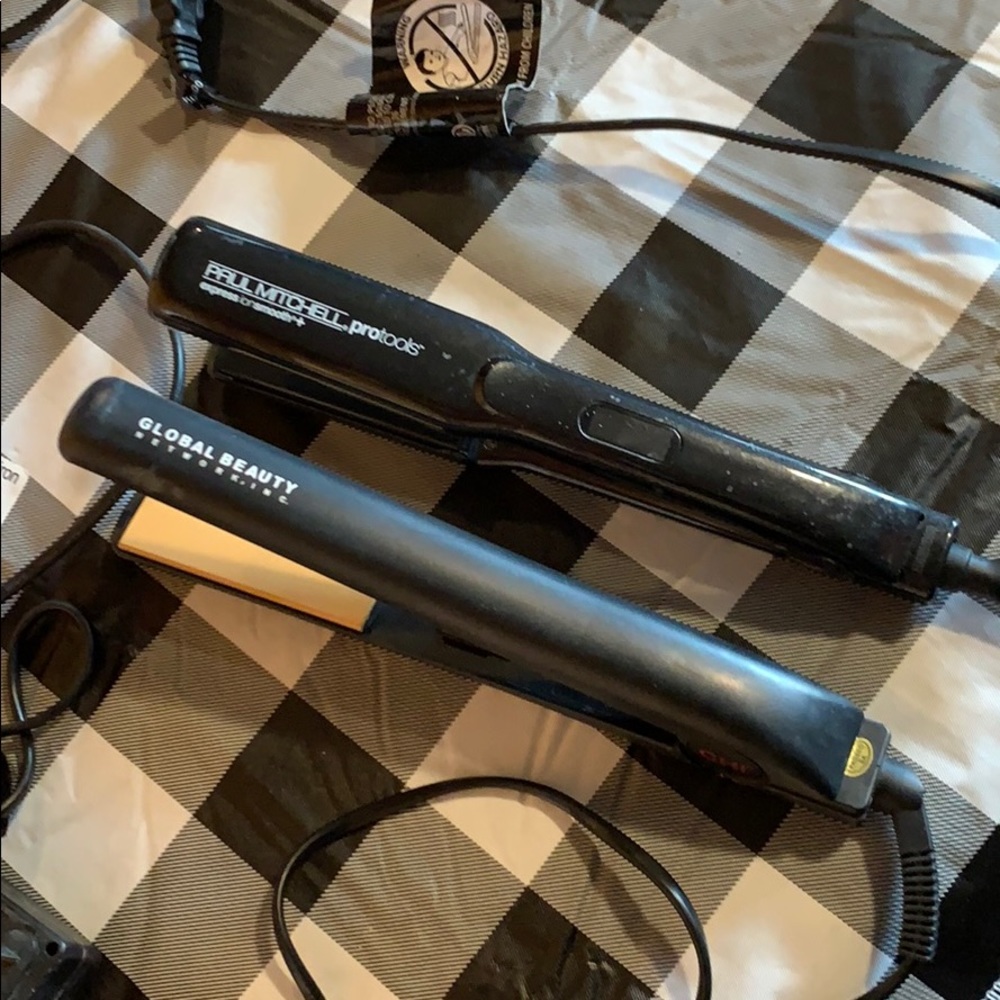 Paul Mitchell & Chi flat iron bundle